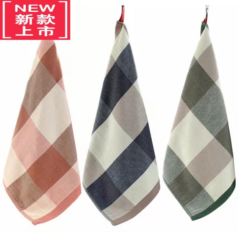 可莉允日式纱布毛巾儿童正方形洗脸巾大人家用擦手布挂式小方巾图片