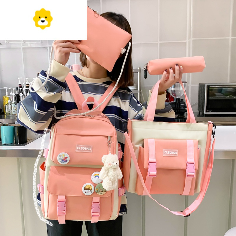 fenghouins书包日系高颜值女初中生轻便小学生超火书包韩版原宿