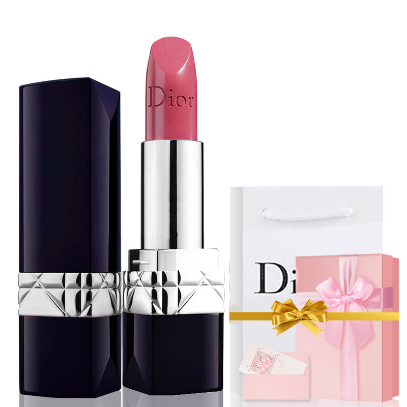 下单领劵减20元迪奥dior口红女士唇膏烈艳蓝金060温暖玫瑰粉显色粉色