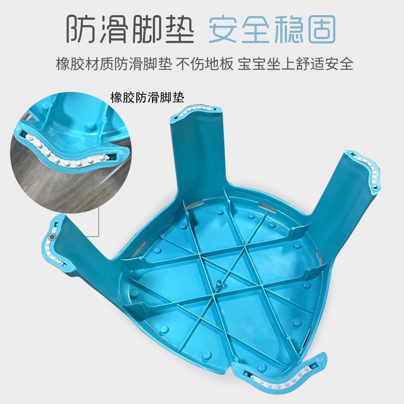 叫叫椅宝宝餐椅凳子多功能靠背椅儿童小椅子餐桌椅吃饭坐椅家用 随机普通款小凳子