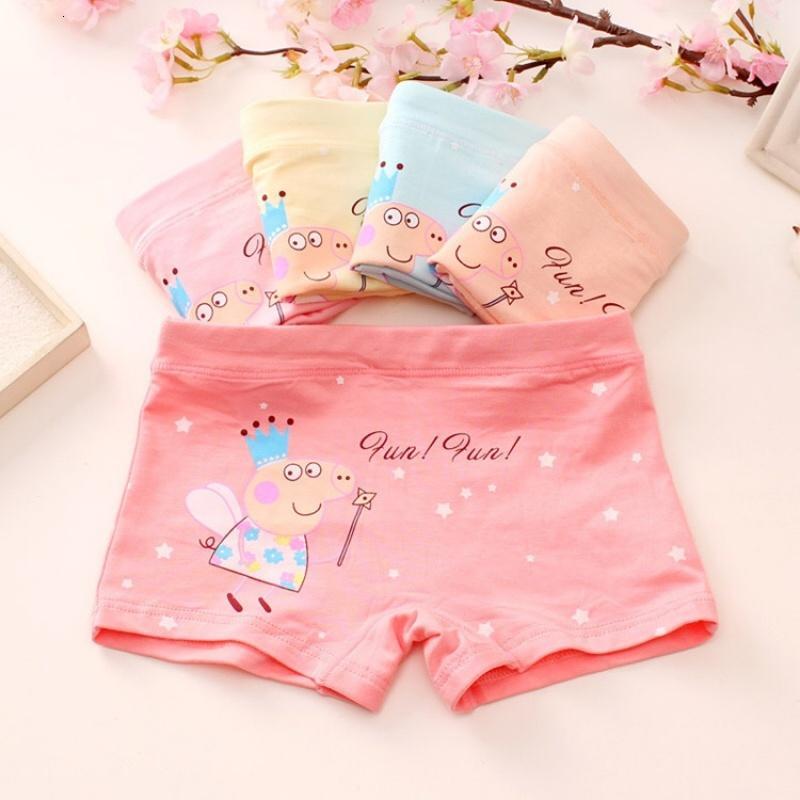 促销4条装新款女童儿童女宝宝女童内裤女童平角裤四角裤女短裤宝宝