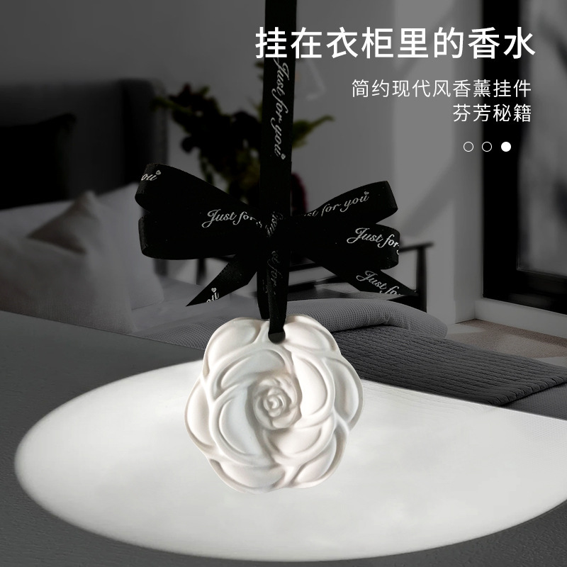 小窝厘 车载衣柜香薰蜡片除味芳香固体香薰片挂件石膏伴手礼-E56054-1白桃乌龙(起订量:10块)