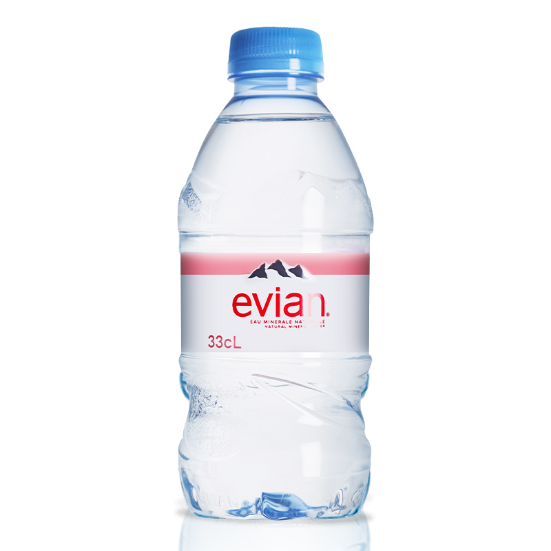 依云矿泉水高端天然饮用水 330ML*24瓶整箱[英文版]高清大图