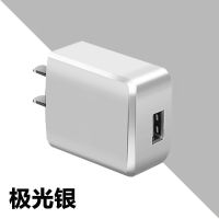 手机智能充电器2a双口快充安卓苹果通用快充电头小米华为vivo适用|极光银[2A快充] 一拖三数据线