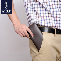 高尔夫GOLF男士长款钱包头层牛皮钱夹真皮钱包时尚简约商务