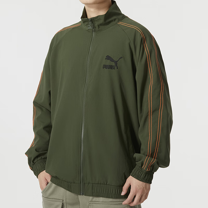 彪马(puma)外套男 新款运动服健身训练上衣跑步休闲服梭织立领夹克