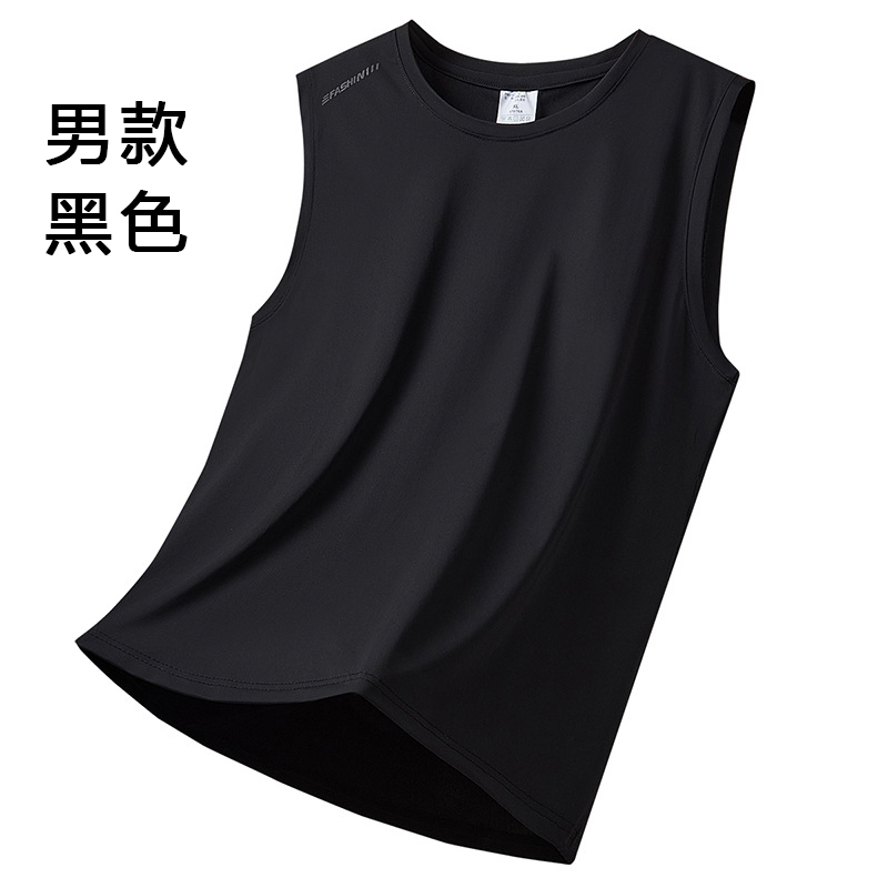 TDUO 薄款速干运动背心 KK16 件 男款黑色 2XL