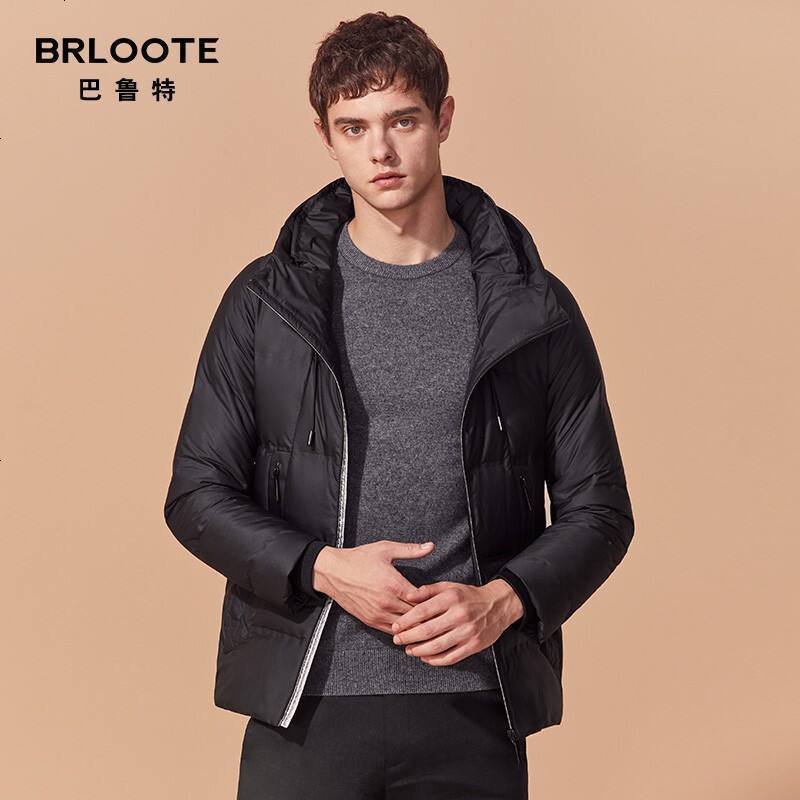 新品0评价巴鲁特服饰旗舰店轻奢男装穿着舒适保暖修身贴合版型06