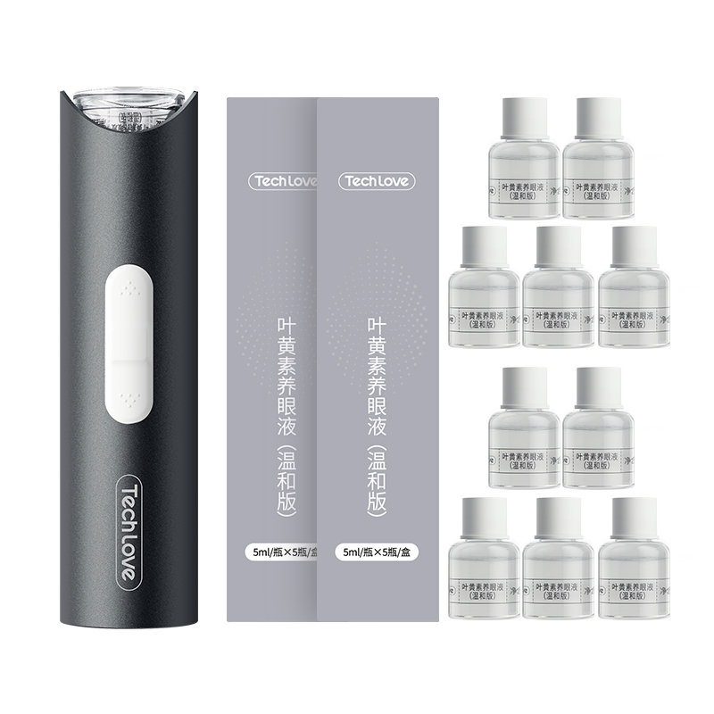 科爱元素Techlove明眸润眼仪+1盒(共10瓶眼药水)两月装LF108A
