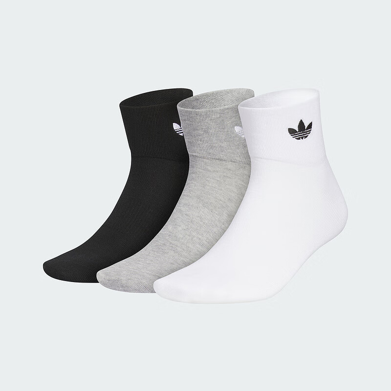 阿迪达斯 (adidas)男袜子女袜子 秋季新款舒适休闲运动百搭袜子 JP1271 M-3942