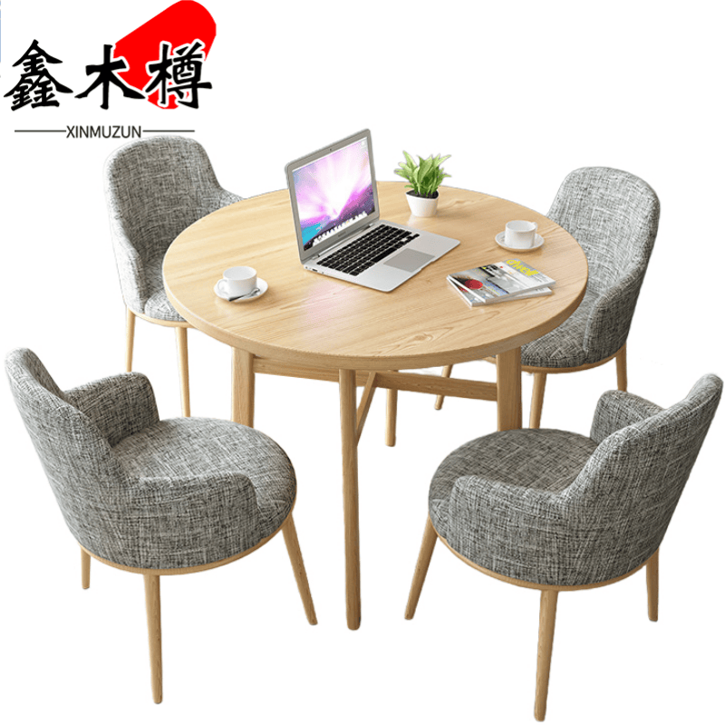 鑫木樽休闲桌1桌四椅套高清大图