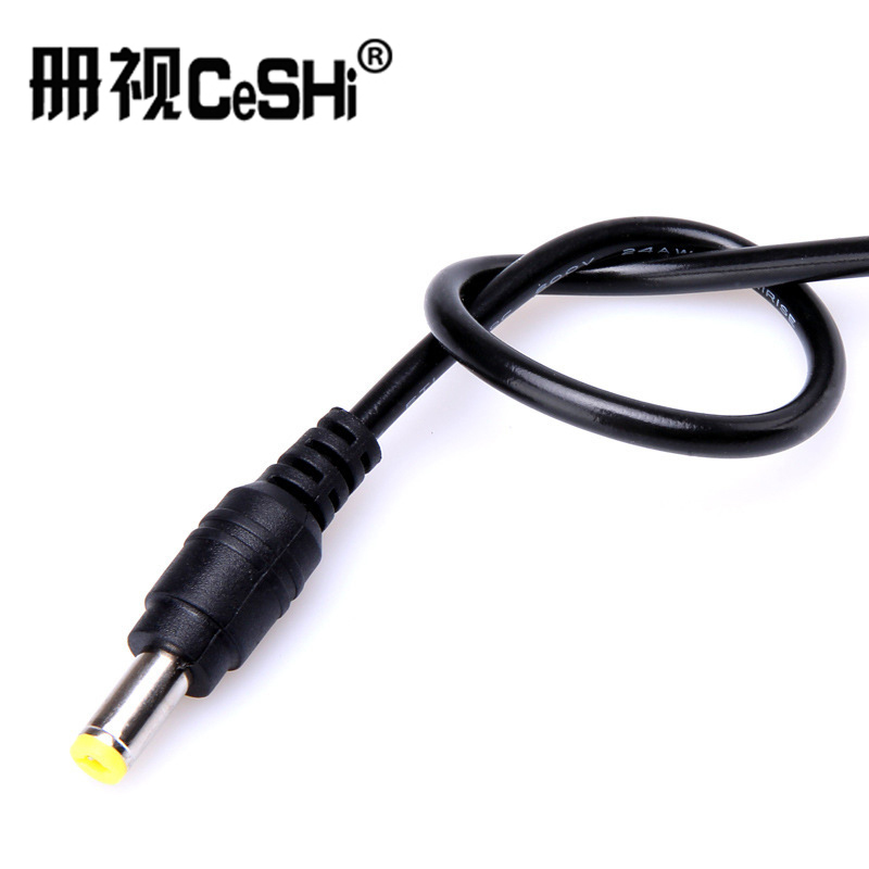 册视监控DC公头电源连接线1米长全铜芯5.5*2.1mm根高清大图