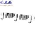 怡卓欧不锈钢 挂钩 拖把架2夹3钩个