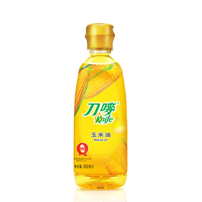刀唛 食用油 非转基因 压榨一级 玉米油900ml 香港品质