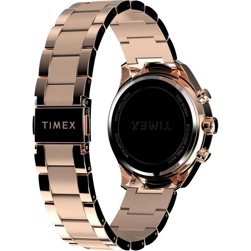 TIMEX女表mm玫瑰金金属表盘石英腕表防水米高清大图