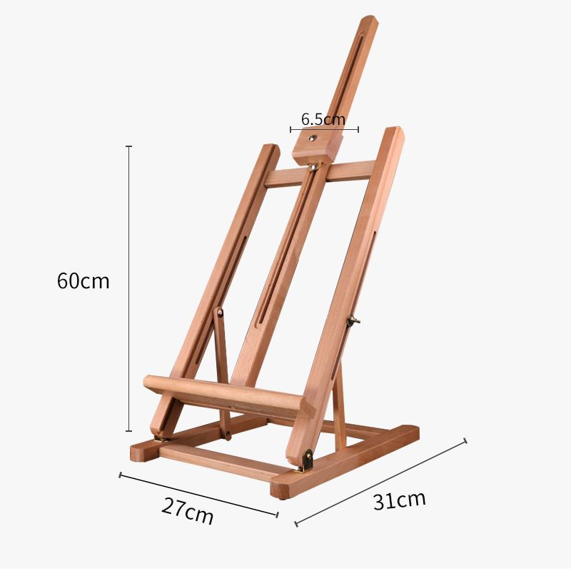 工匠时光桌面台式画架初学儿童绘画成人培训画架油画素描画框架支架可