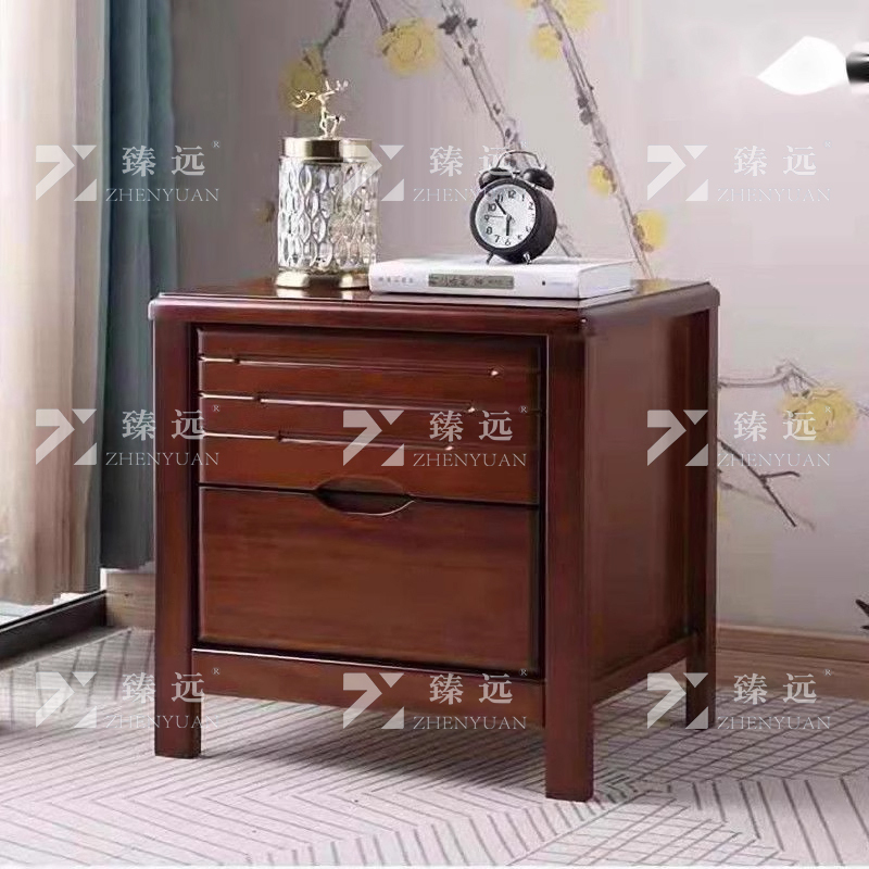 臻远 床头柜现代简约床边柜储物柜