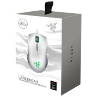 雷蛇(Razer) 锐蝮蛇竞技版 韦神同款 双手通用有线电竞游戏鼠标 绝地求生鼠标 吃鸡鼠标 水银色