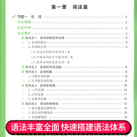 万唯中考初中英语语法大全专项训练 2022版初一初二初三语法练习题七/八/九/年级语法全解