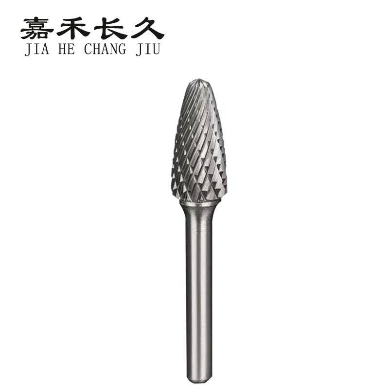 嘉禾长久 硬质合金旋转锉磨头(钨钢磨头) F型双槽 个 F型双槽刃径10mm