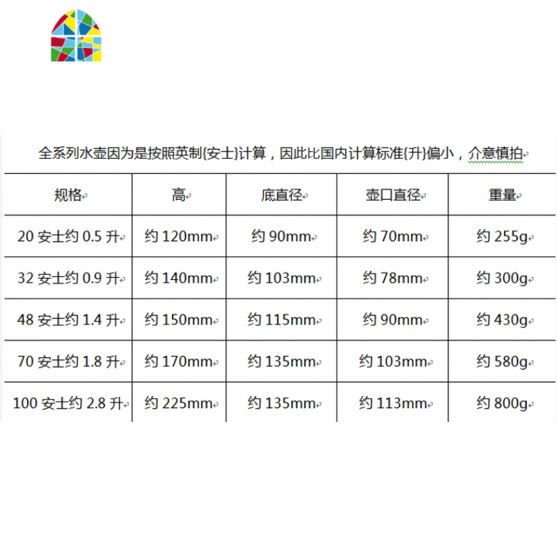封后餐厅加厚不锈钢大容量冷水壶 带滤网冲茶壶 凉拉茶壶1/2/3升 FENG 42安士(略小于1.2升)304不锈凉水壶高清大图