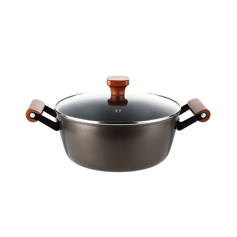 德世朗 博堡系列 悦味精铁不粘锅两件套 BDY-TZ612A高清大图