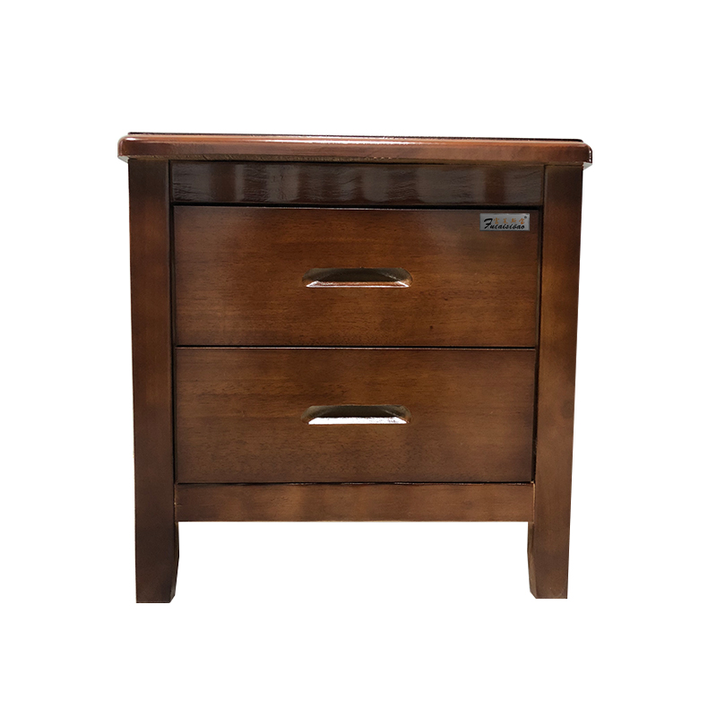 富莱斯宝床头柜(胡桃色)现代中式 470*400*500 /个高清大图