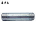 月跃鑫 镀锌管 镀锌双丝头 DN25 1寸*15厘米加厚 个