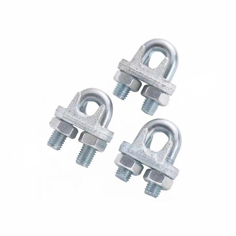 JIBIN/继彬 厂标 重型钢丝绳卡头 球墨铸铁 镀锌 M18 个高清大图