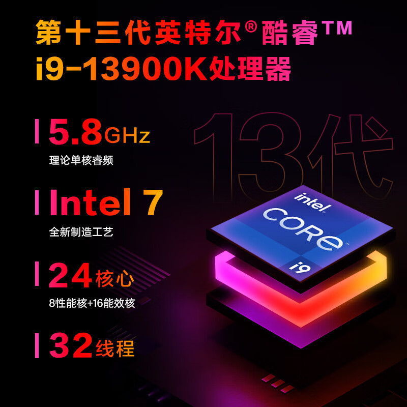 预售 惠普HP暗影精灵9 GT22-188rcn高性能定制水冷电竞高端台式机游戏电脑主机i9-13900K RTX4090 24G独显 128G内存 2TB固态+2TB机械 旗舰版
