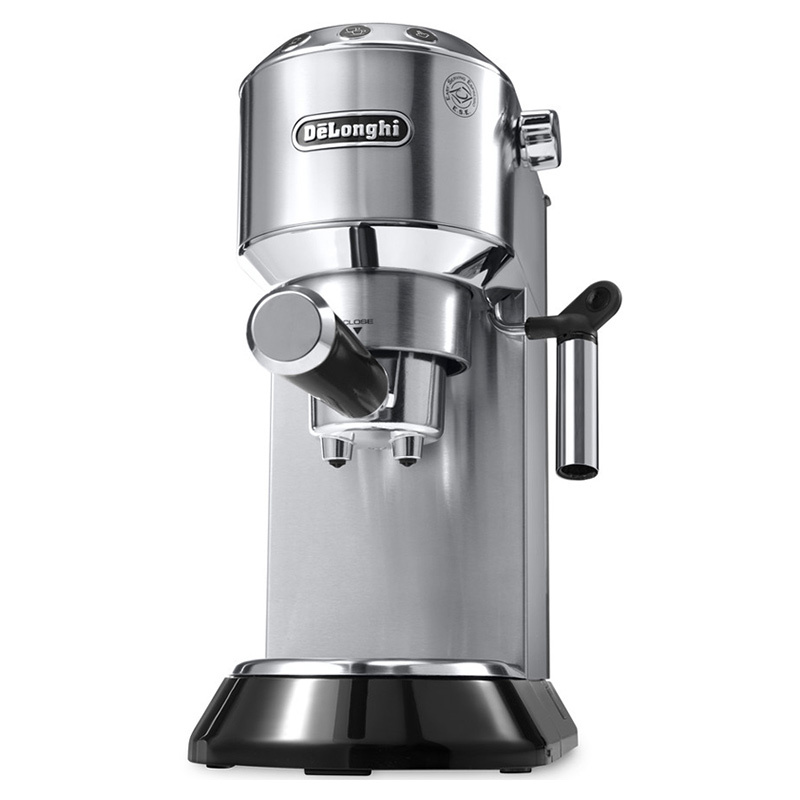 德龙(DeLonghi)EC680M家用办公室半自动意式咖啡机泵压式不锈钢 单个装