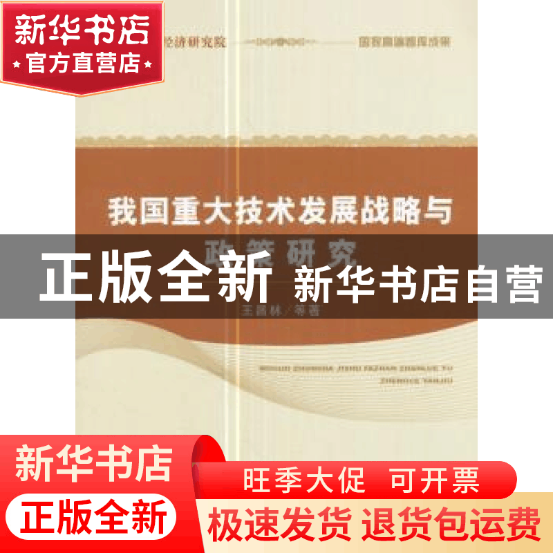 正版 我国重大技术发展战略与政策研究 王昌林 等 著 经济科学出图片