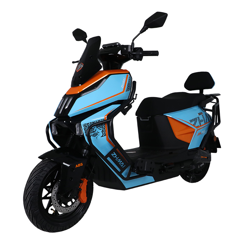 智迈电动摩托车长效续航静音设计科技出行新选择 蓝色