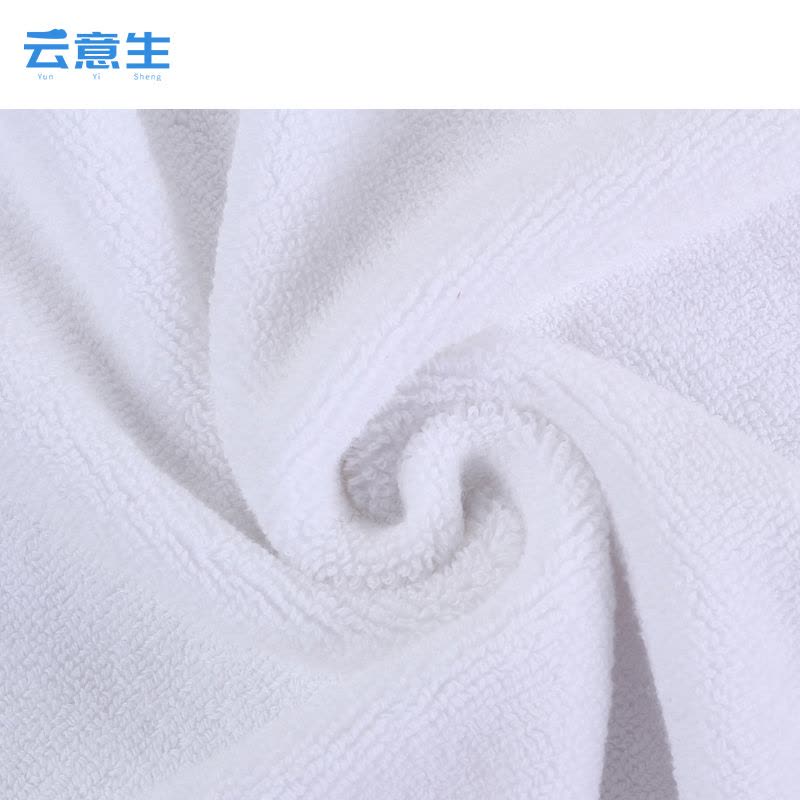 云意生 白色 酒店卫生间地巾 50*80cm 200g 条图片