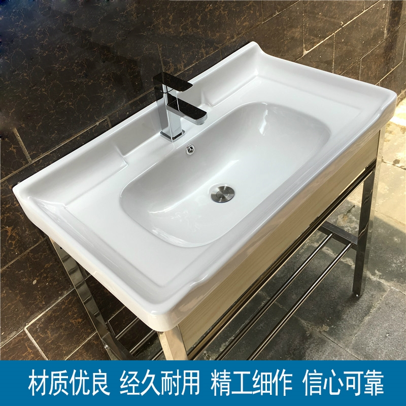 手逗卫浴家具hfw 不锈钢支架落地式洗手盆浴室柜洗面盆手逗阳台浴室间陶瓷洗脸盆洗漱卫生间简易台盆 价格图片品牌报价 苏宁易购萨凡纳家装主材专营店