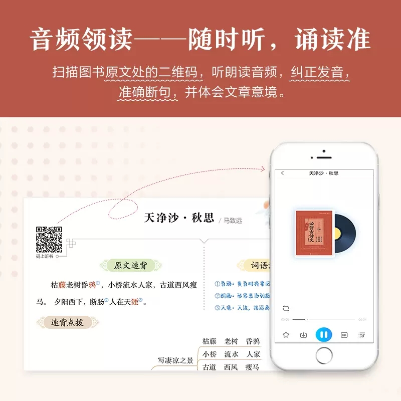 文言文完全解读+必背古诗文138篇 2本套 初中通用 [正版]2023星火初中必背古诗词和文言文初一初二初三中考语文古诗高清大图
