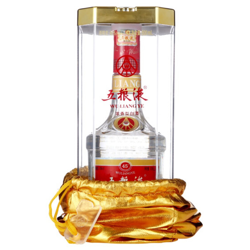 五粮液 45度 500ml*6瓶 箱装 浓香型白酒(2018年-2019年生产随机发货)