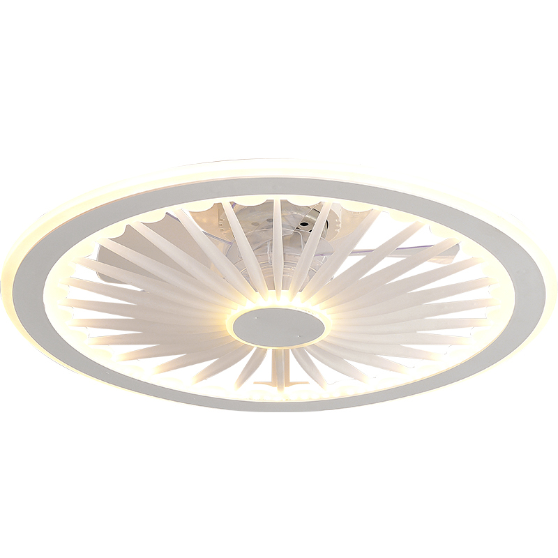 吸顶灯隐形吊扇灯家用餐厅客厅现代妖怪简约卧室带风扇