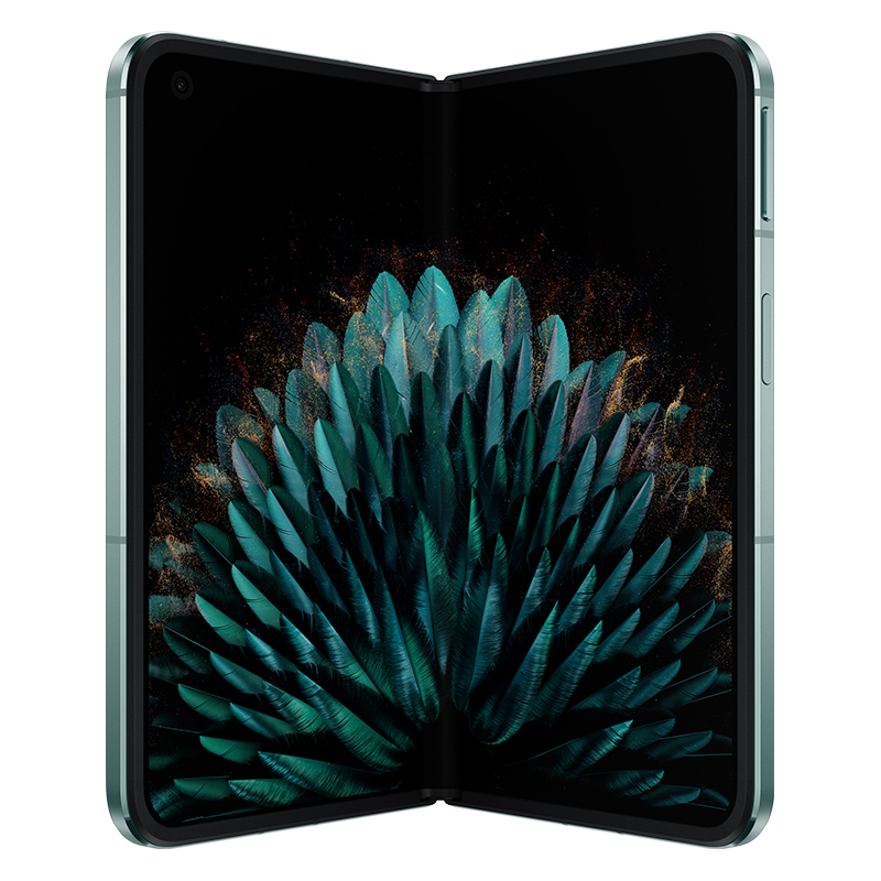 OPPO Find N2 松绿 12GB+256GB 双120Hz镜面折叠屏 自由悬停空间 OPPO | 哈苏 手机影像系统 拍照游戏商务全网通5G折叠手机