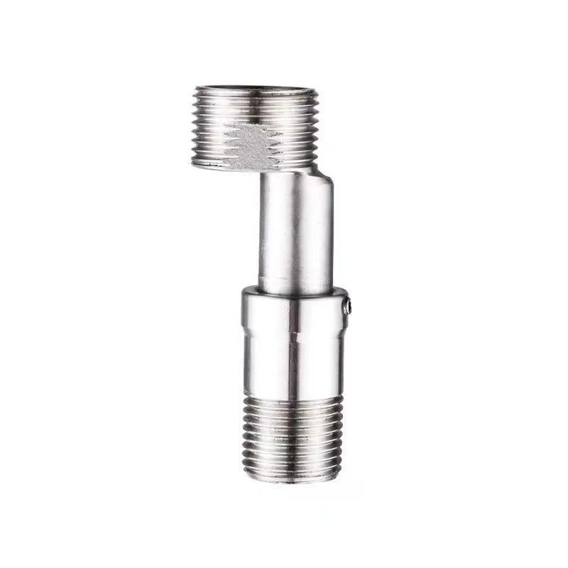 汉德斯科淋浴花洒加长弯角伸缩曲脚360°万向旋转弯脚螺丝拐脚弯角曲角接高清大图