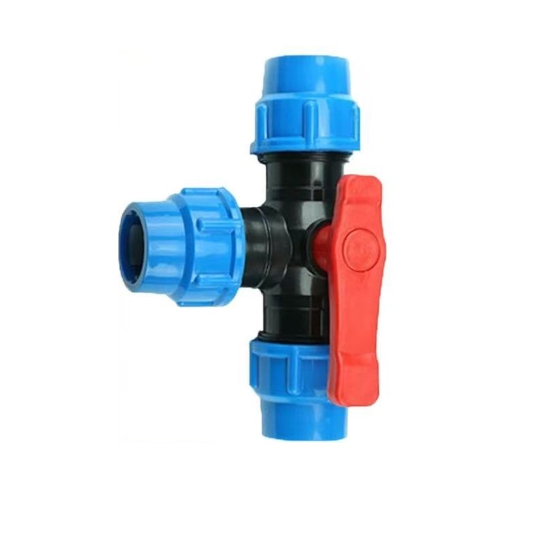 伟鹏双兴 PE快接三通球阀 25蓝色(6分)个高清大图