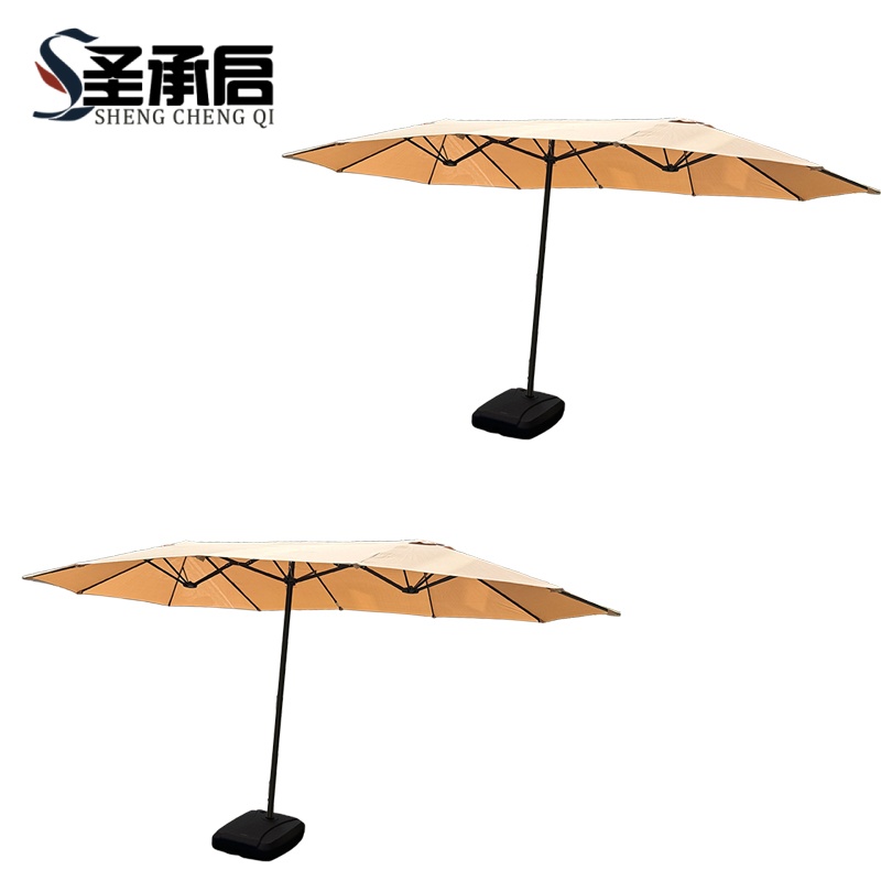 圣承启 遮阳伞 卡其色 把高清大图