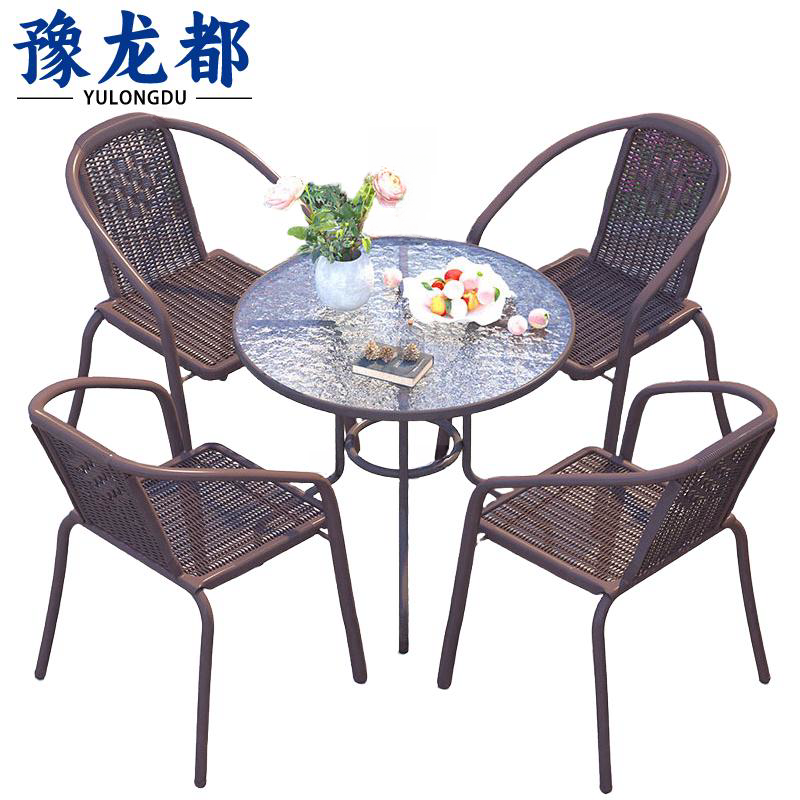 豫龙都户 外桌椅四椅套
