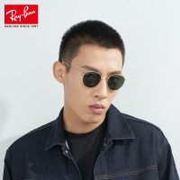 RayBan雷朋太阳镜男女复古圆形经典G15镜片潮流墨镜0RB3447