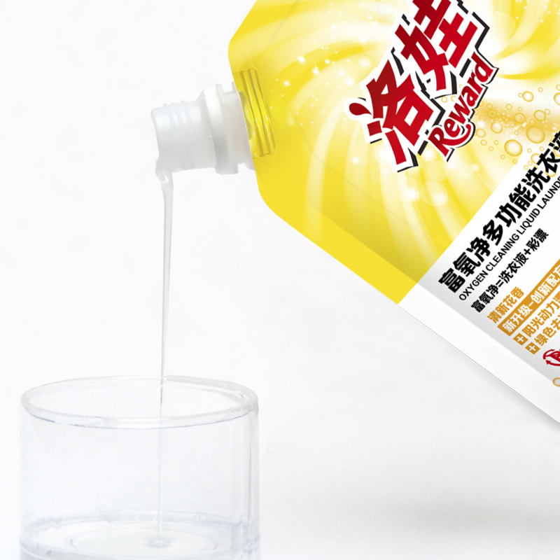 [苏宁自营]Reward洛娃多功能洗衣液袋装2kg机洗洗衣液补充装 新老包装交替发货