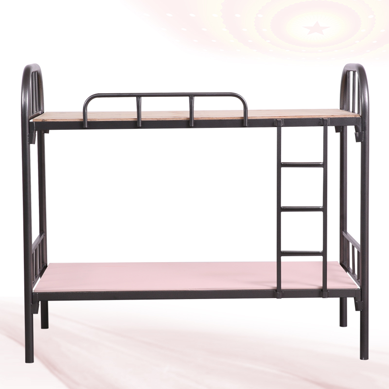 [红心家居]双层铁架床单人铁床上下铺床高清大图