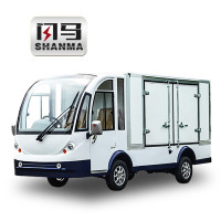 闪马电动四轮观光车学校物业载货货车机场车站景区公园工厂货物搬运车