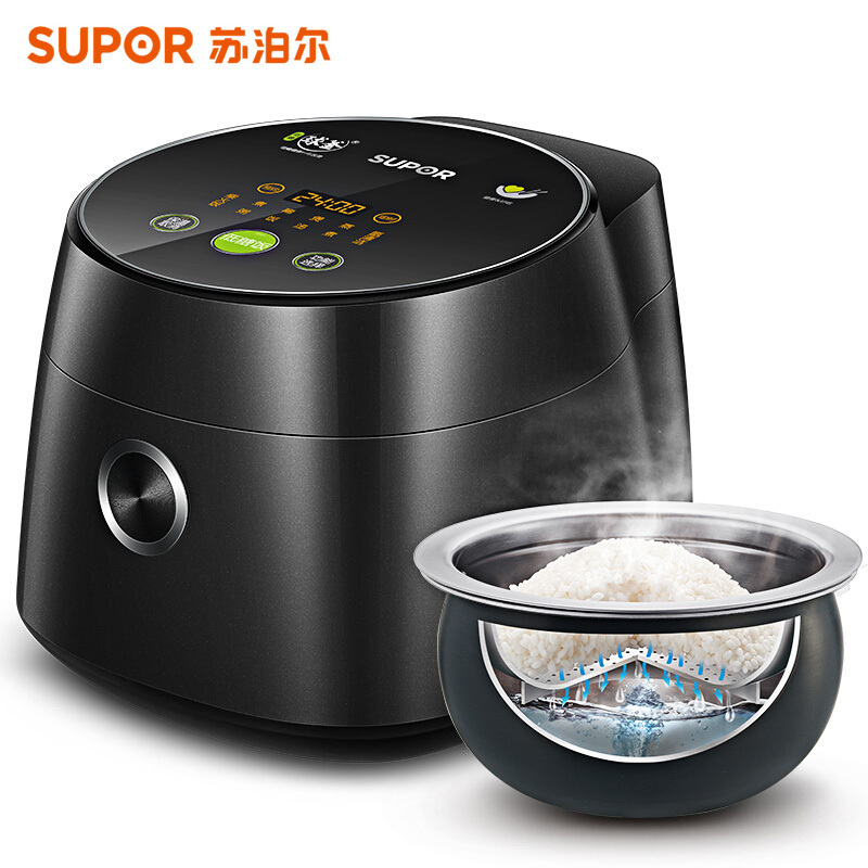 苏泊尔(SUPOR)新款IH低糖电饭煲CFXB30HC38-80家用多功能养生3L黄金容量智能电饭锅低糖煮饭锅