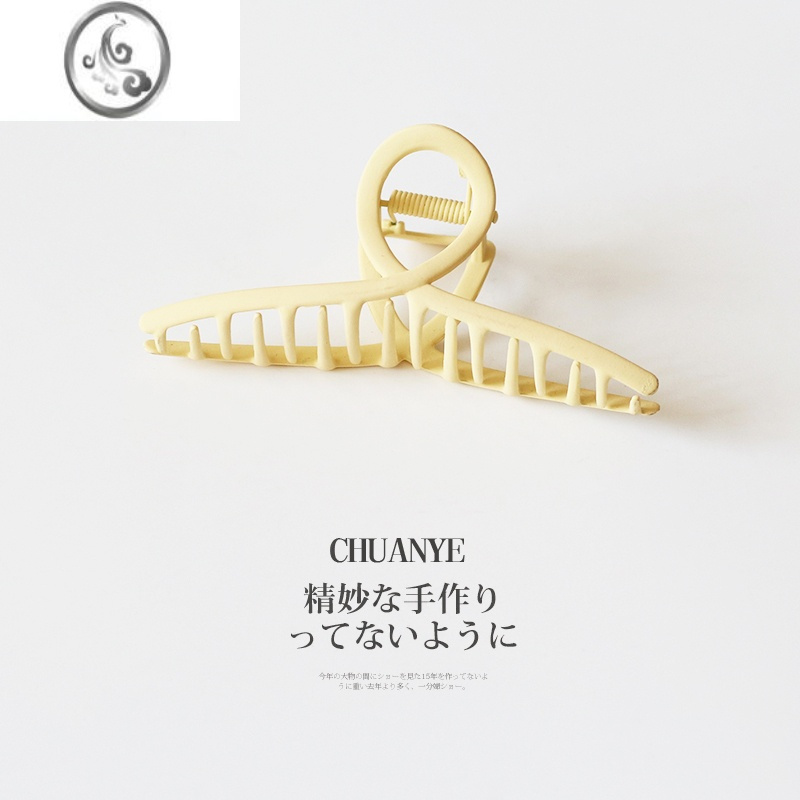 JiMi金属发夹抓夹网红气质鲨鱼夹大号日韩简约洗澡盘发夹子头饰女