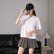 [1.5折价35元]唐狮短袖polo衫女夏季净色T恤韩系简约可爱潮